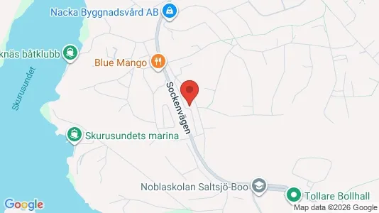 Lägenheter att hyra i Nacka - kort over placeringen