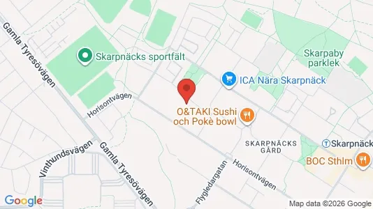 Lägenheter att hyra i Söderort - kort over placeringen
