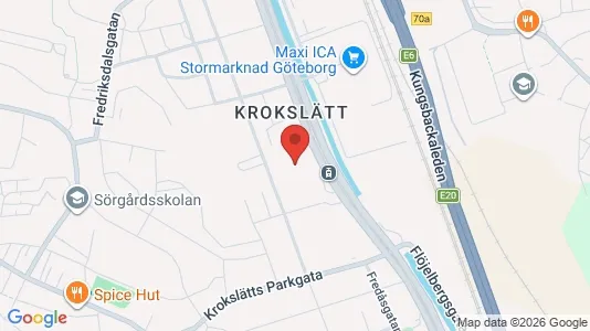 Lägenheter att hyra i Örgryte-Härlanda - kort over placeringen