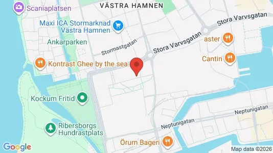 Lägenheter att hyra i Malmö Centrum - kort over placeringen