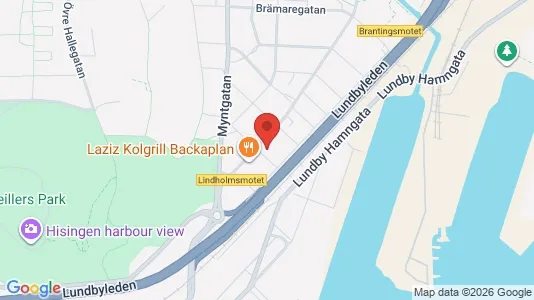 Lägenheter att hyra i Lundby - kort over placeringen