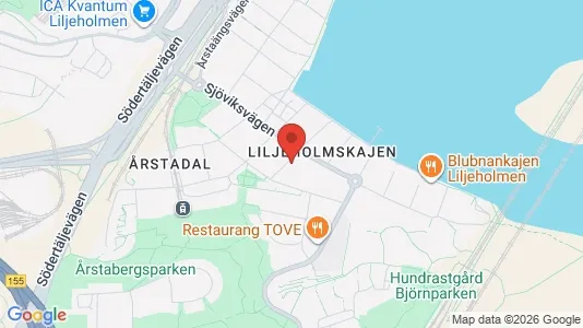 Lägenheter att hyra i Södermalm - kort over placeringen