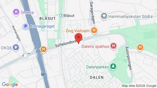 Lägenheter att hyra i Söderort - kort over placeringen