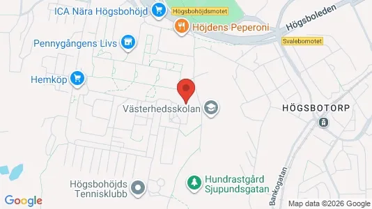 Lägenheter att hyra i Majorna-Linné - kort over placeringen