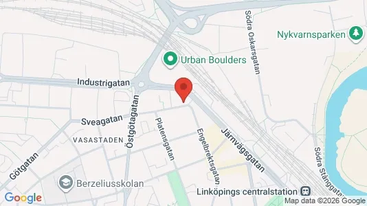 Lägenheter att hyra i Vasastan - kort over placeringen
