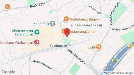 Lägenheter att hyra i Söderort - kort over placeringen