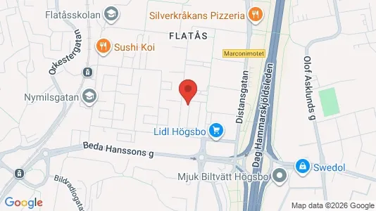 Lägenheter att hyra i Askim-Frölunda-Högsbo - kort over placeringen