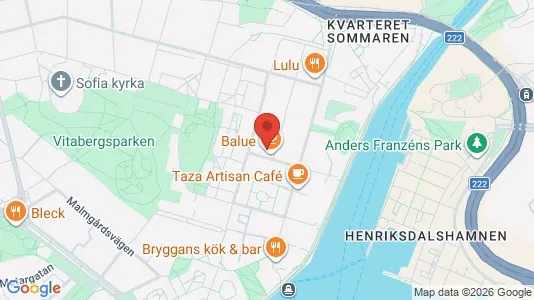 Lägenheter att hyra i Södermalm - kort over placeringen