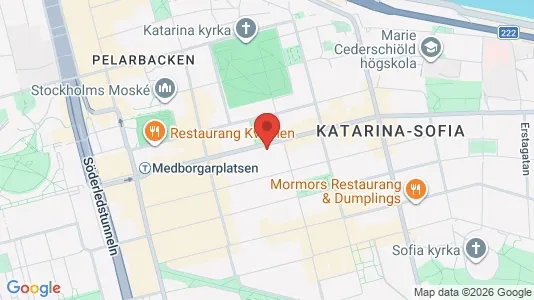 Lägenheter att hyra i Södermalm - kort over placeringen