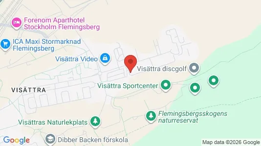 Lägenheter att hyra i Huddinge - kort over placeringen
