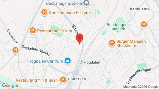 Lägenheter att hyra i Söderort - kort over placeringen