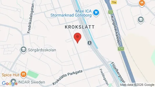 Lägenheter att hyra i Örgryte-Härlanda - kort over placeringen