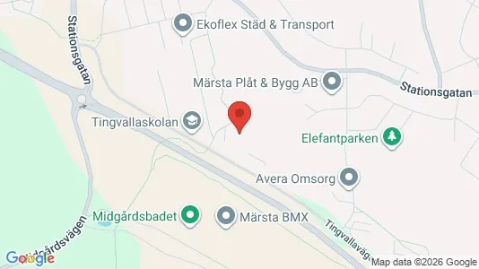Lägenheter att hyra i Sigtuna - kort over placeringen