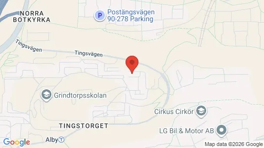 Lägenheter att hyra i Ånge - kort over placeringen