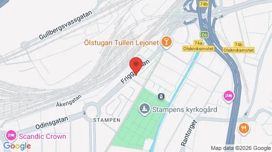 Lägenheter att hyra i Göteborg Centrum - kort over placeringen