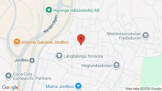 Lägenheter att hyra i Haninge - kort over placeringen