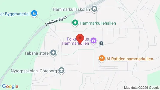 Lägenheter att hyra i Angered - kort over placeringen