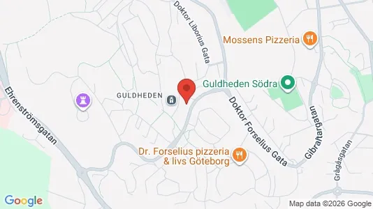 Lägenheter att hyra i Göteborg Centrum - kort over placeringen