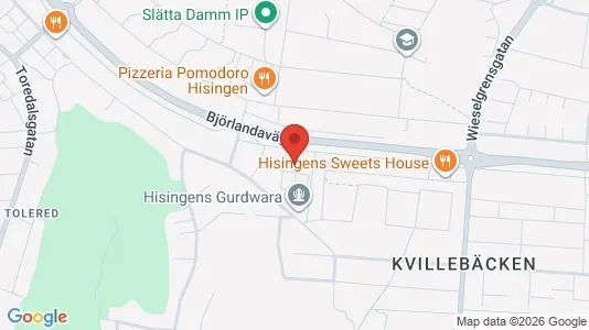 Lägenheter att hyra i Lundby - kort over placeringen