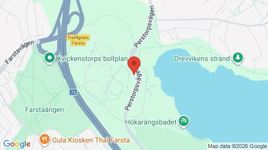 Lägenheter att hyra i Huddinge - kort over placeringen