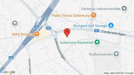 Lägenheter att hyra i Sollentuna - kort over placeringen