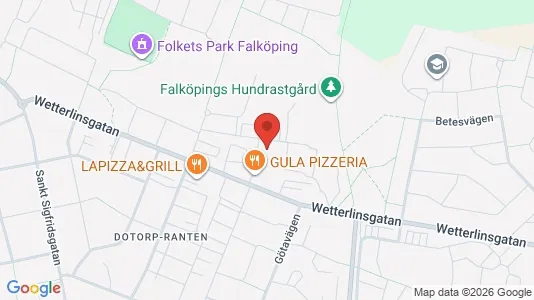 Lägenheter att hyra i Falköping - kort over placeringen