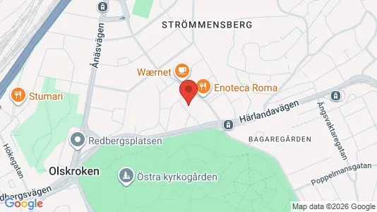Lägenheter att hyra i Örgryte-Härlanda - kort over placeringen