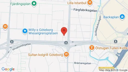Lägenheter att hyra i Lundby - kort over placeringen