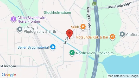 Lägenheter att hyra i Sollentuna - kort over placeringen