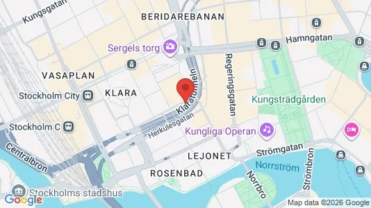 Lägenheter att hyra i Stockholm Innerstad - kort over placeringen
