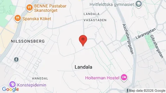 Lägenheter att hyra i Göteborg Centrum - kort over placeringen