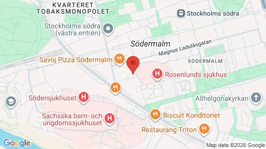 Lägenheter att hyra i Södermalm - kort over placeringen