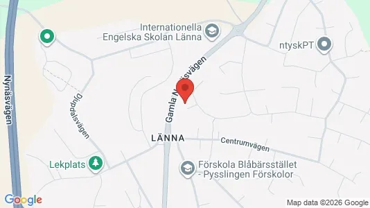 Lägenheter att hyra i Huddinge - kort over placeringen