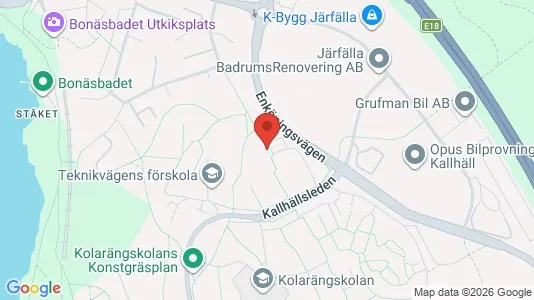 Lägenheter att hyra i Järfälla - kort over placeringen