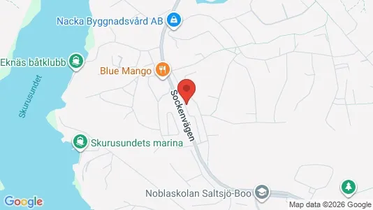 Lägenheter att hyra i Nacka - kort over placeringen