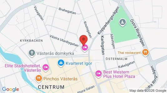 Lägenheter att hyra i Västerås - kort over placeringen