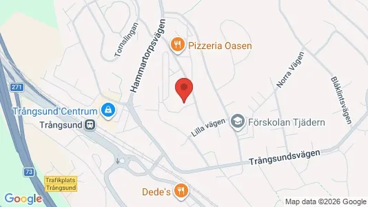Lägenheter att hyra i Huddinge - kort over placeringen