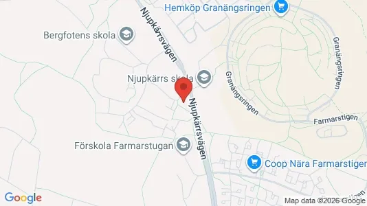 Lägenheter att hyra i Tyresö - kort over placeringen