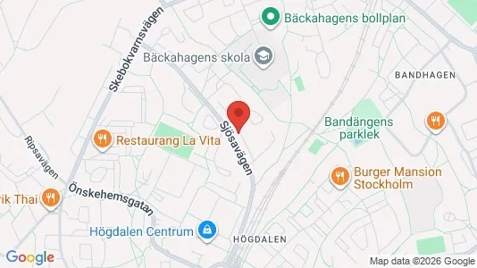 Lägenheter att hyra i Söderort - kort over placeringen