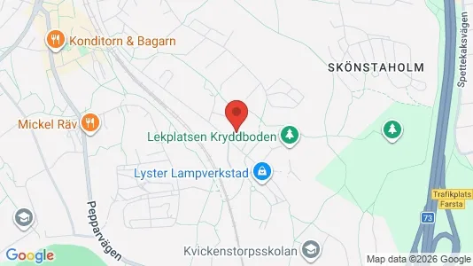 Lägenheter att hyra i Söderort - kort over placeringen