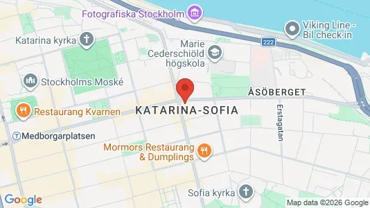 Lägenheter att hyra i Södermalm - kort over placeringen