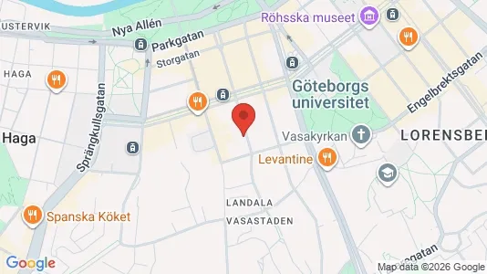 Lägenheter att hyra i Göteborg Centrum - kort over placeringen
