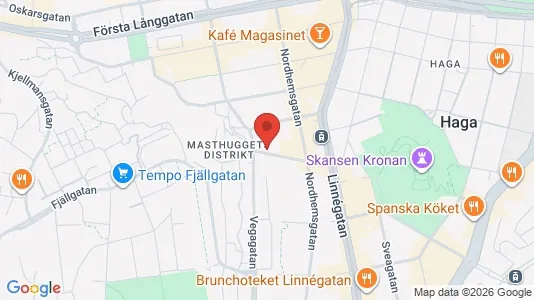 Lägenheter att hyra i Göteborg Centrum - kort over placeringen