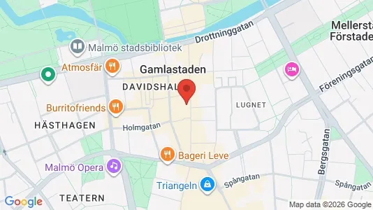 Lägenheter att hyra i Malmö Centrum - kort over placeringen