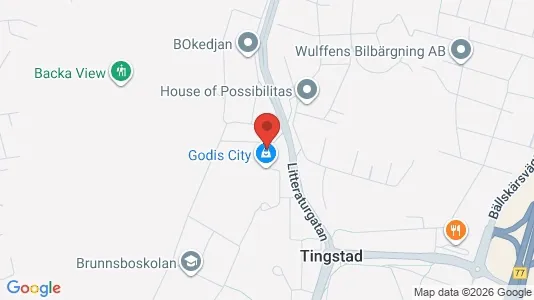 Lägenheter att hyra i Norra hisingen - kort over placeringen