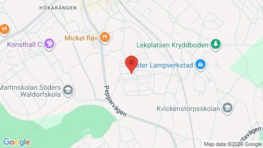 Lägenheter att hyra i Söderort - kort over placeringen