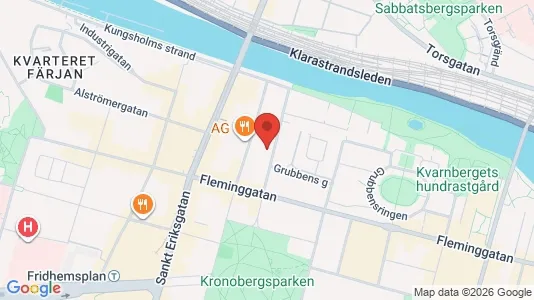Lägenheter att hyra i Kungsholmen - kort over placeringen