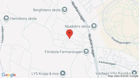 Lägenheter att hyra i Tyresö - kort over placeringen