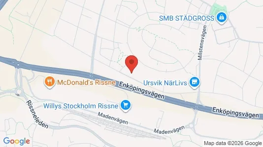 Lägenheter att hyra i Sundbyberg - kort over placeringen
