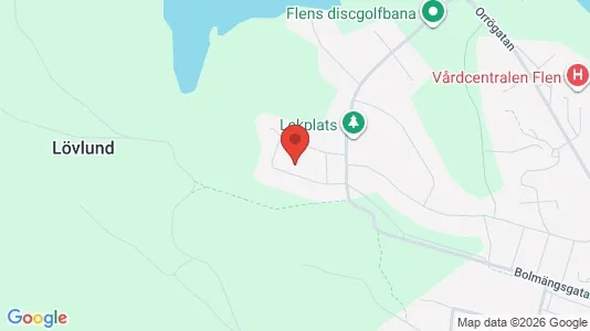Lägenheter att hyra i Flen - kort over placeringen